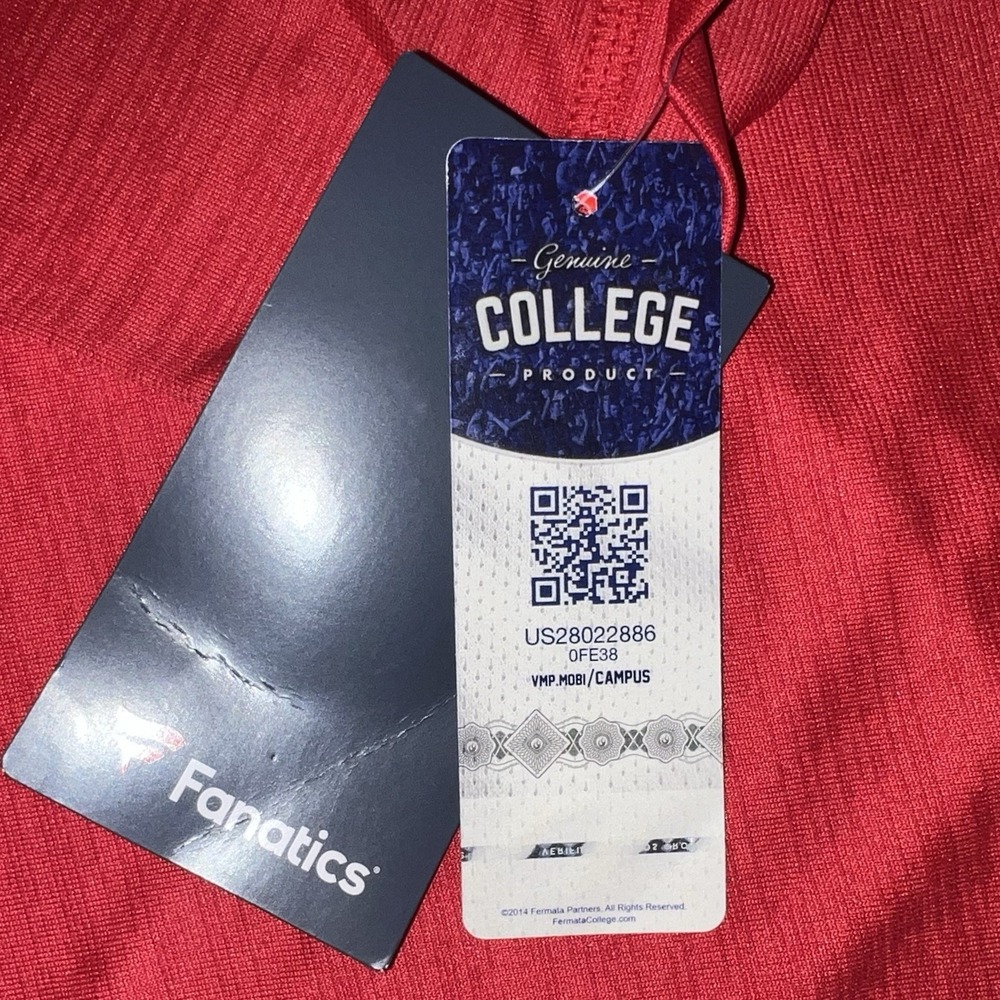 NEW Wisconsin Badgers‎ Fanatics Classic Homefield Quarter-Zip Top Red Men's Med - Picture 4 of 8